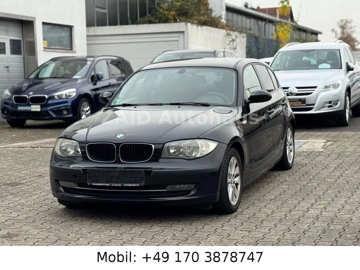 BMW 116 i 1 Limousine 5Tüig* Klima *Neu TÜV *2Hand Schwarz - 1