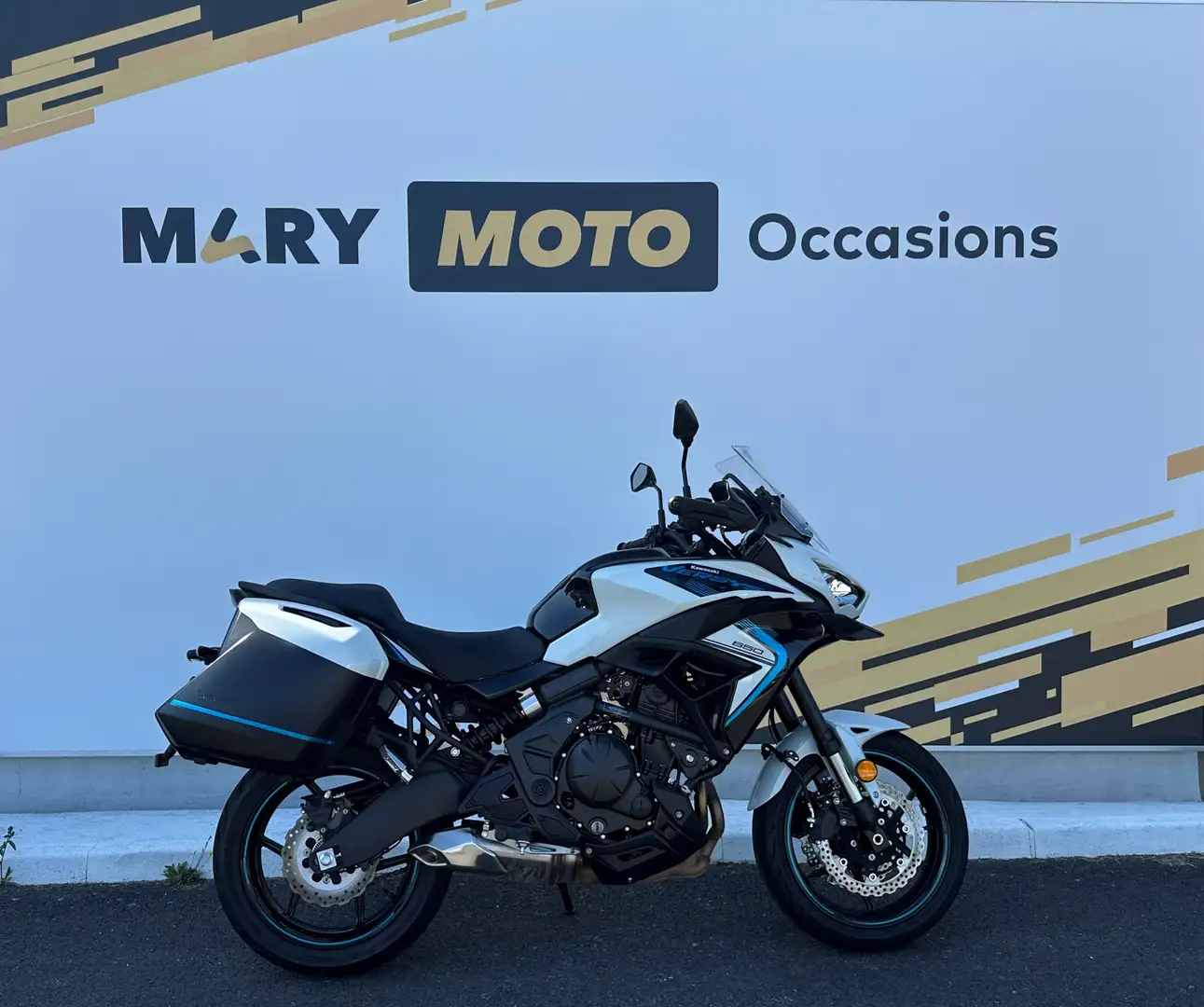 Kawasaki Versys 650 Blanc - 1