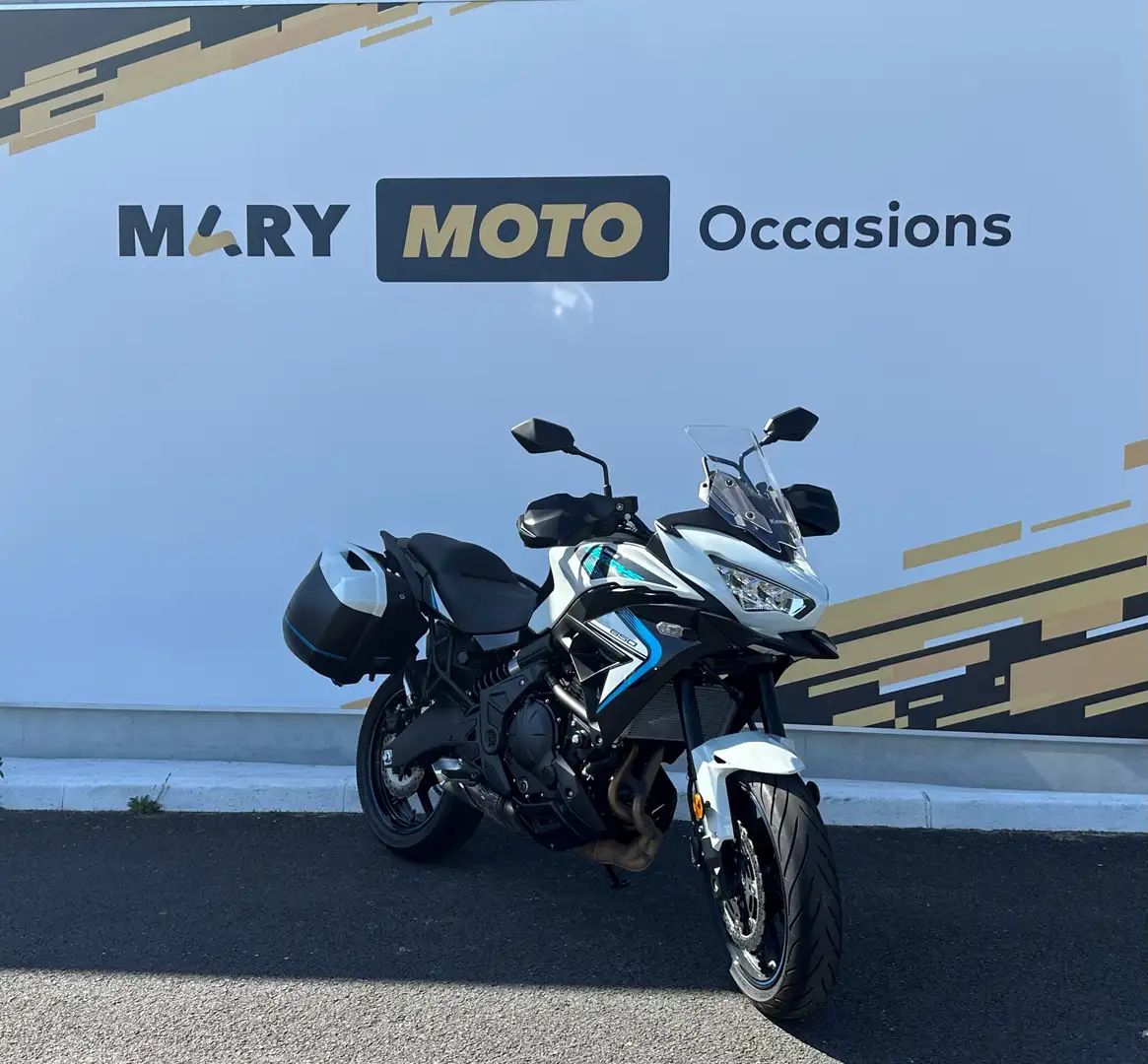 Kawasaki Versys 650 Blanc - 2