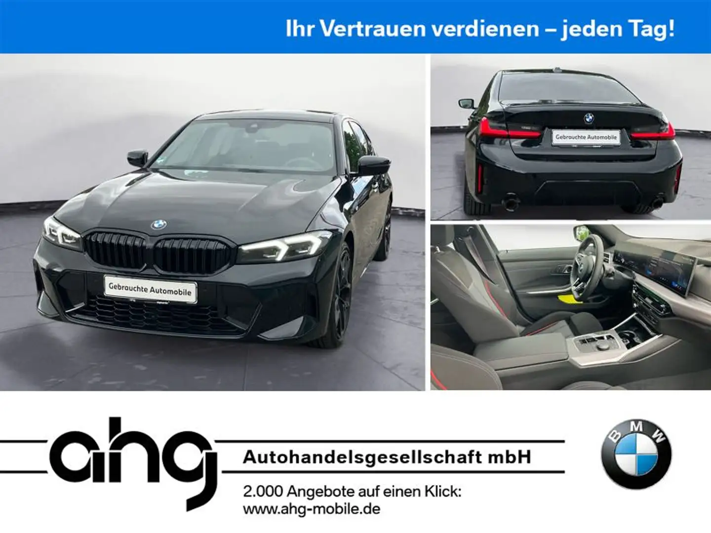 BMW 320 d xDrive Aut. Navi R-Kamera LED Schwarz - 1