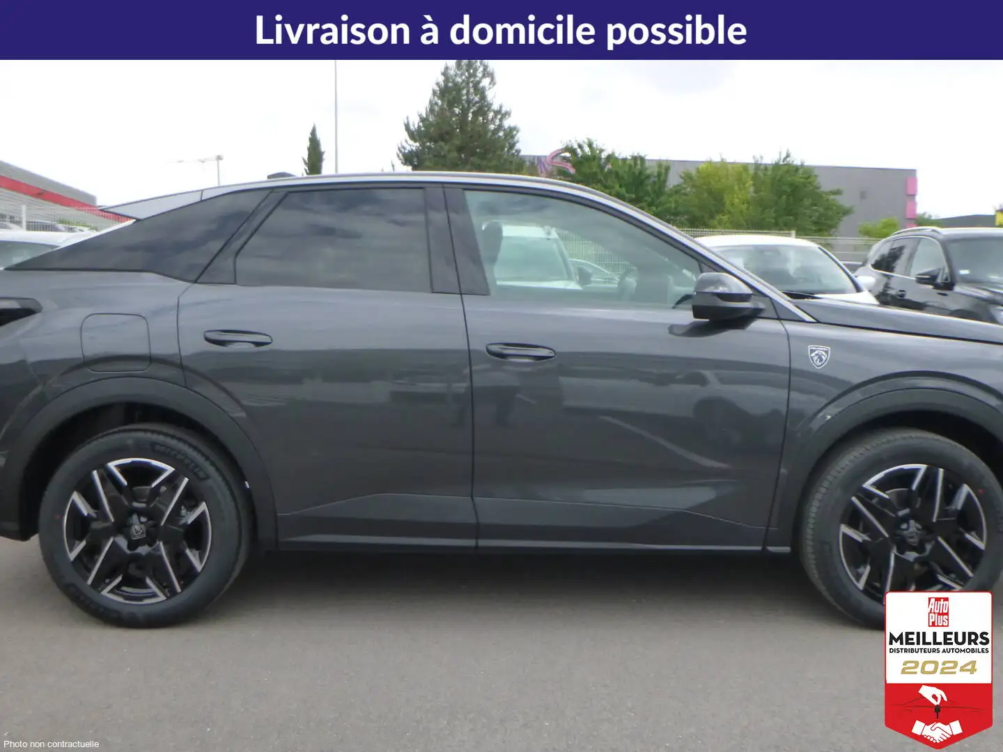 Peugeot 3008 Hybrid 136 e-DCS6 GT +Pack 360 Vision and Drive As Gris - 2