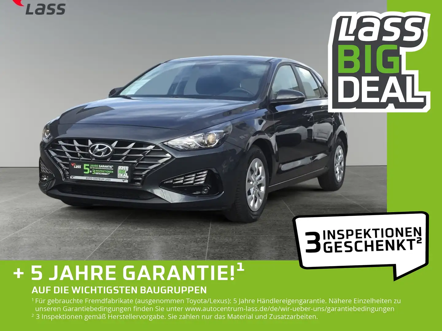 Hyundai i30 1.0 Turbo Modern Allwetter+LED+Navi+Kamera Grijs - 1