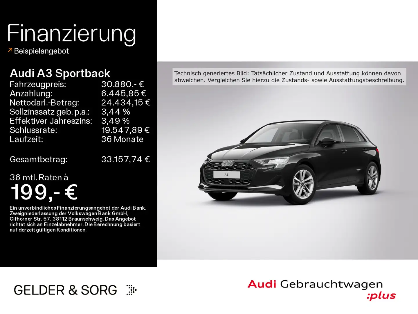 Audi A3 35 TFSI advanced LED*RFK*Virtual Schwarz - 1