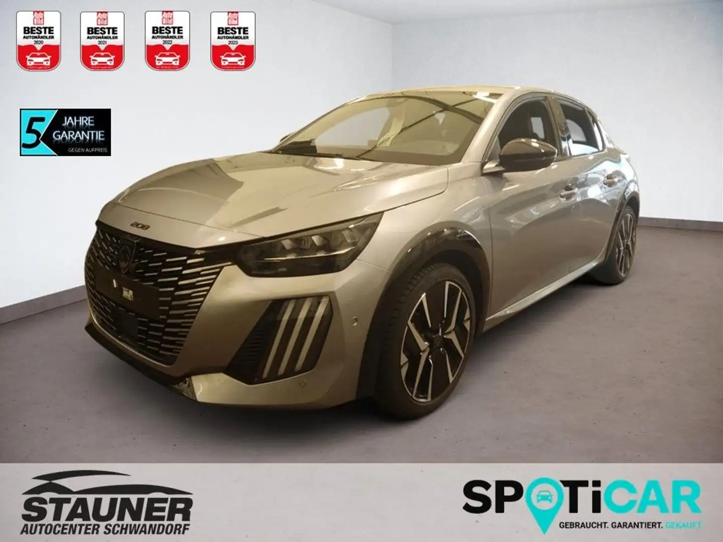 Peugeot 208 NEUER 208 GT HYBRID 145PS e-DSC6 Silber - 1