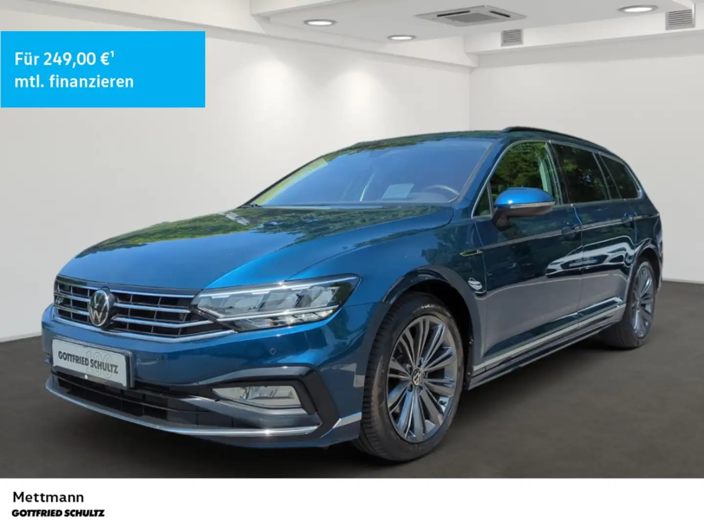 Volkswagen Passat Variant 2.0 TDI R-Line DSG LED NAVI AHK HUD SHZ PDC LM ZV Bleu - 1