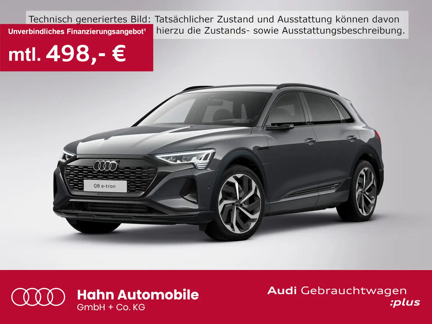 Audi Q8 e-tron 50 quattro digital Matrix HUD B&O 360° Grau - 1