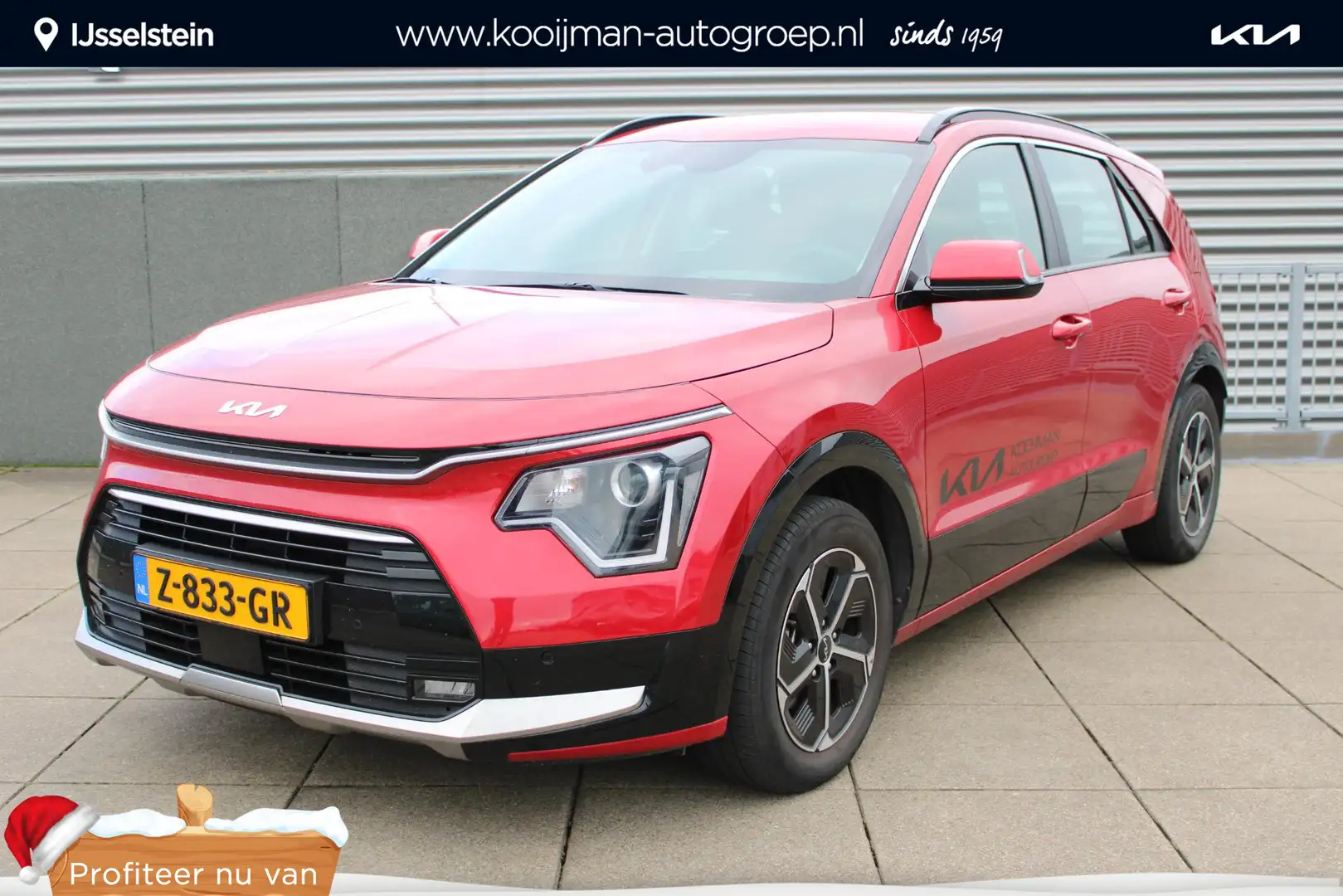 Kia Niro 1.6 GDi Hybrid DynamicLine GRATIS WINTERBANDEN SET Rood - 1