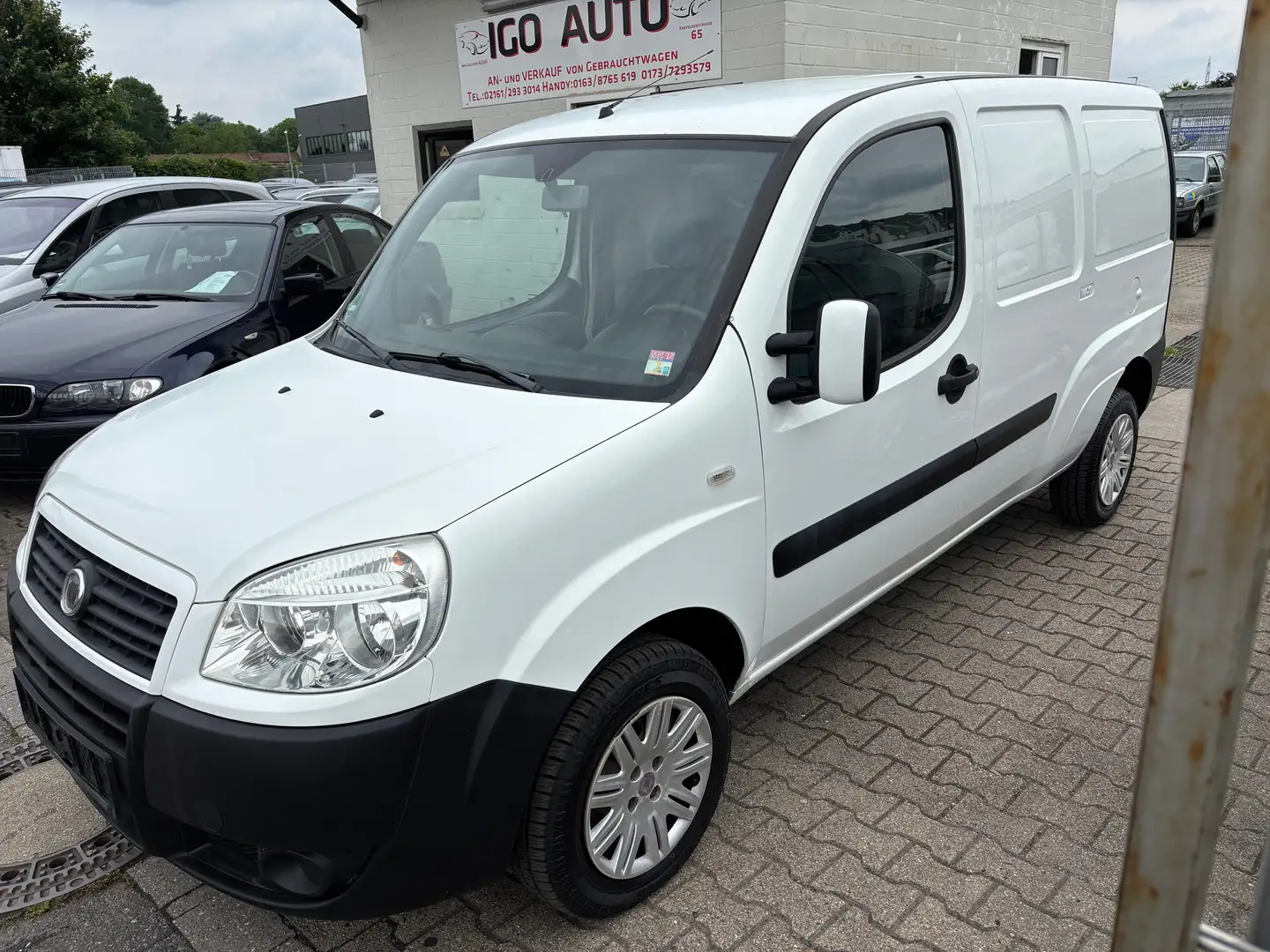 Fiat Doblo 1.9 JTD SX Maxi Kasten.Klima.1.Hand. Weiß - 1