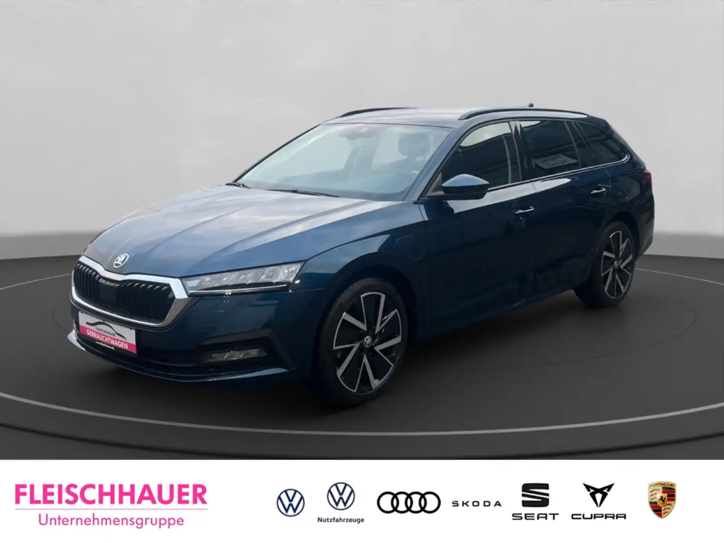 Skoda Octavia Combi 1.4 TSI Clever LED Einparkhilfe Smart/Link Blau - 1