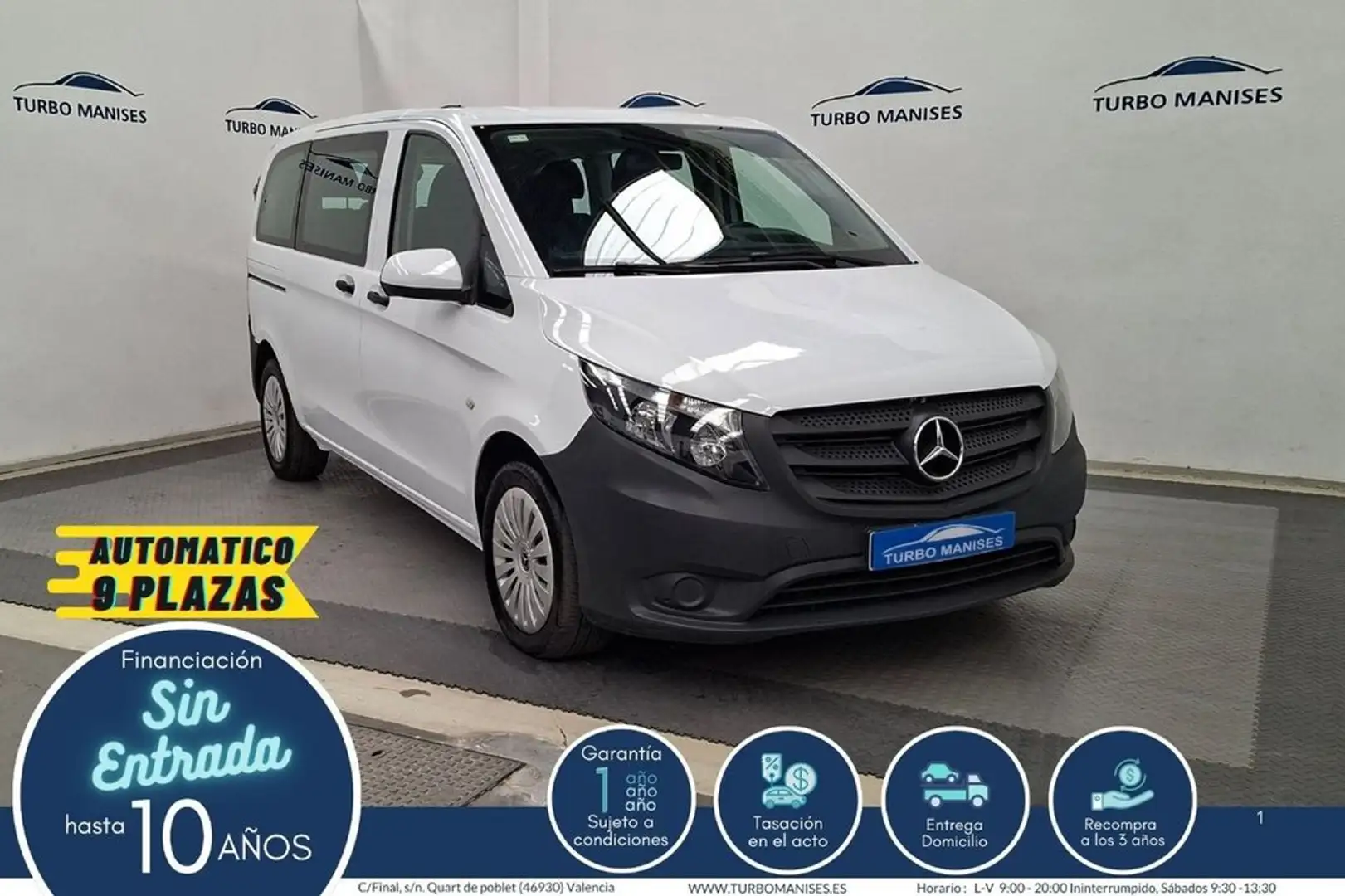Mercedes-Benz Vito 114CDI AT 100kW Tourer Pro Compacta Blanc - 1