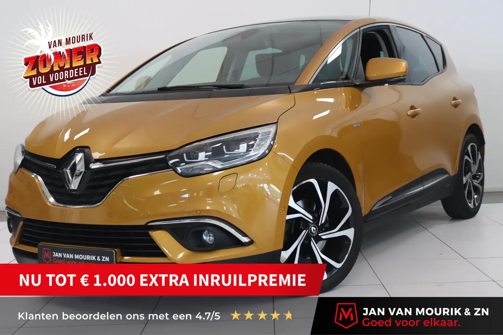 Renault Scenic 1.3 TCe Bose | Camera | BOSE audio | Leder | Panor Orange - 1