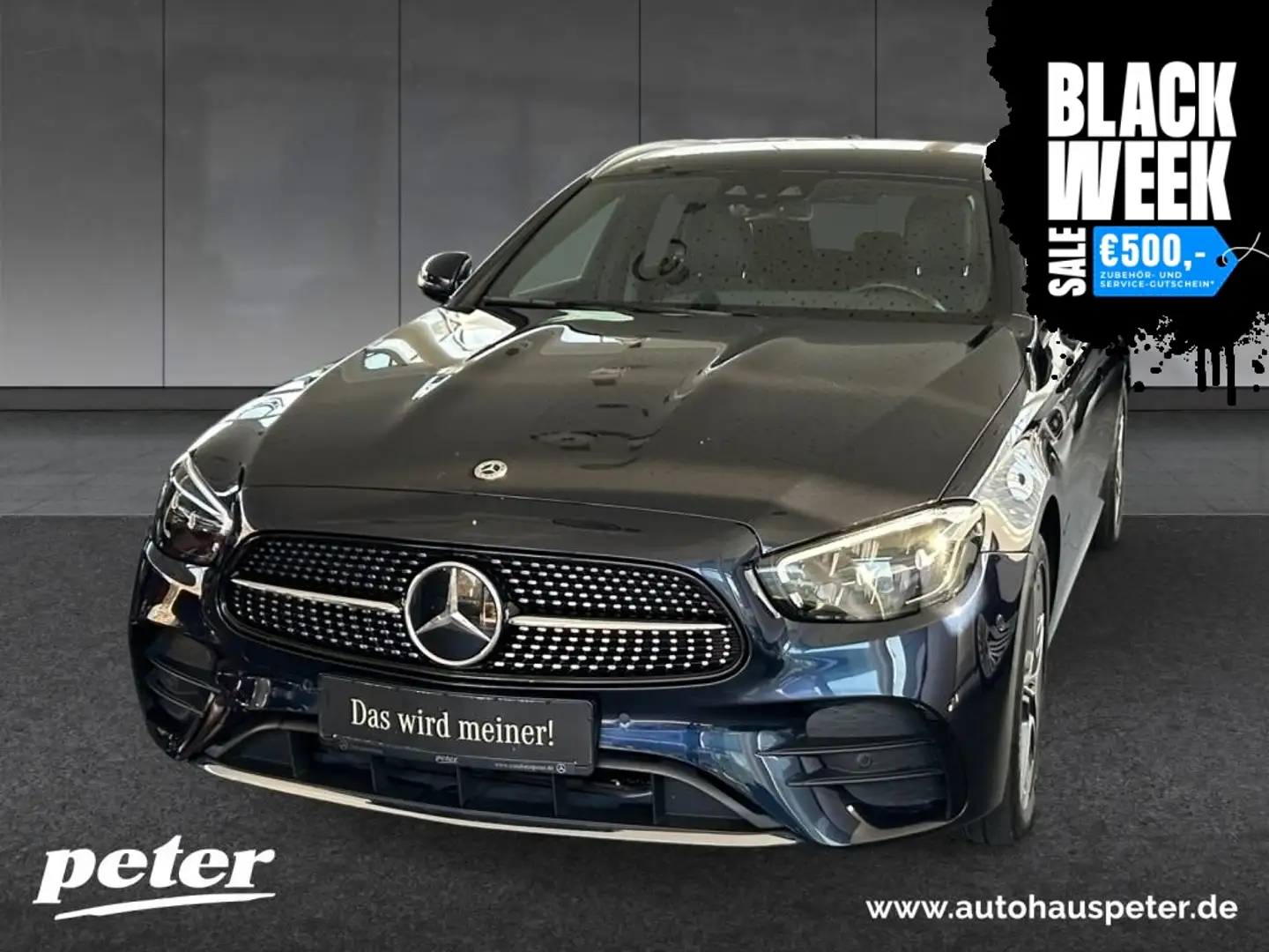 Mercedes-Benz E 300 de 4M T AMG/9G/LED/Kamera/Distronic/AHK/ Blau - 1