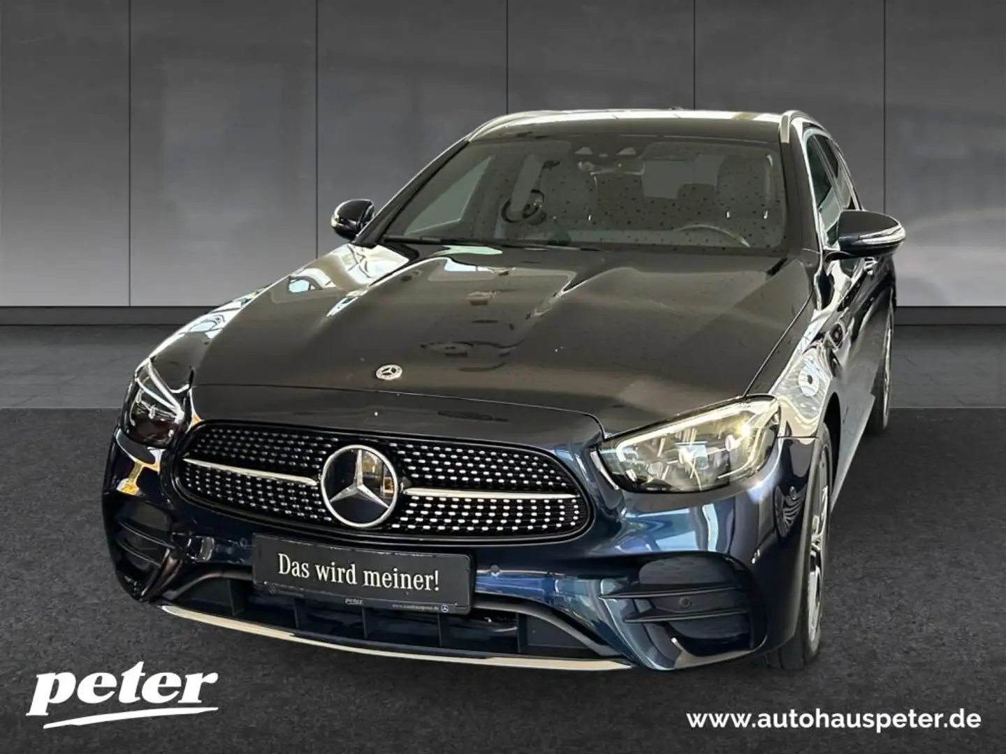Mercedes-Benz E 300 de 4M T AMG/9G/LED/Kamera/Distronic/AHK/ Bleu - 1