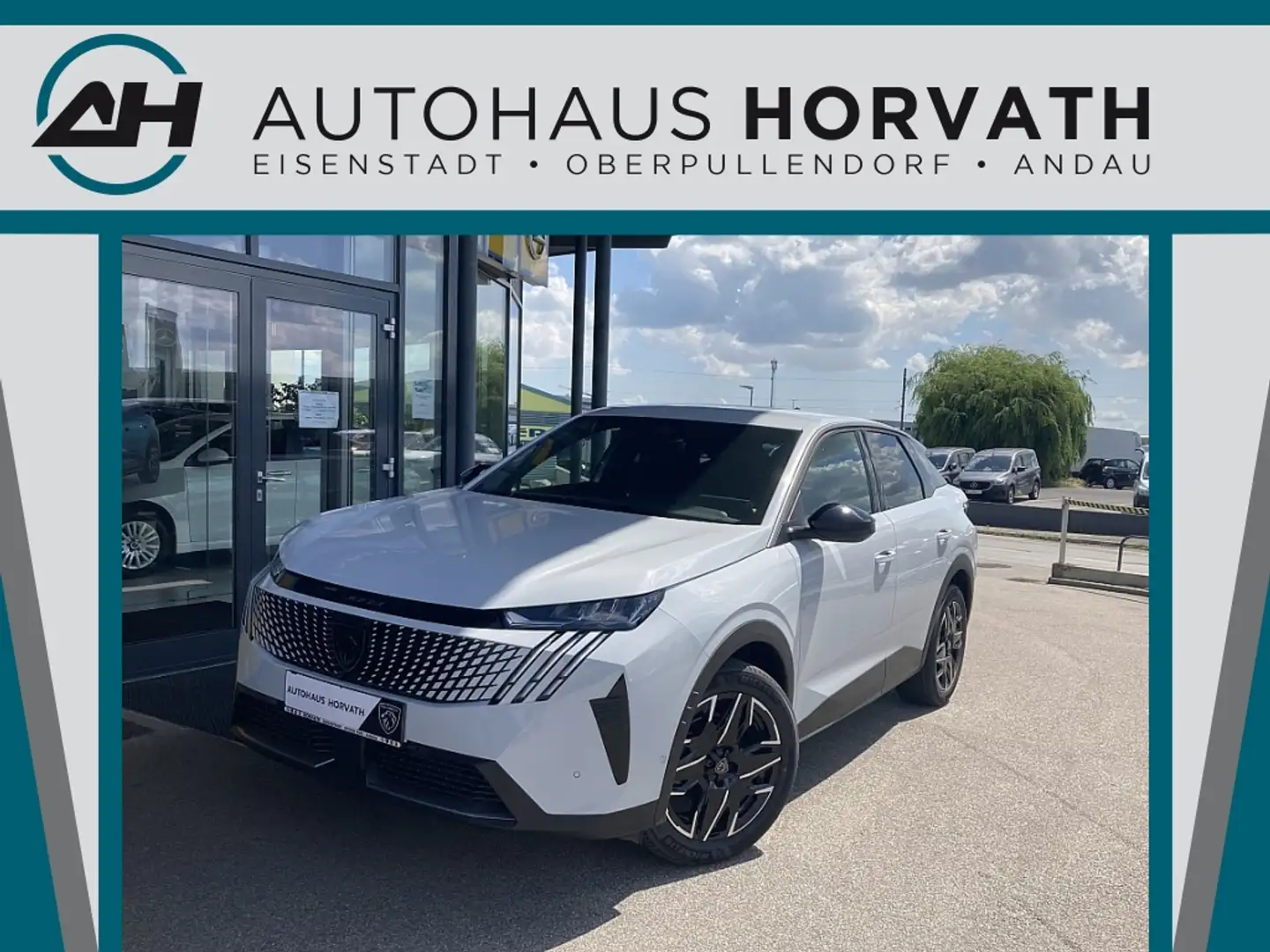 Peugeot 3008 Hybrid 145 E-DCS6 Allure Aut. Weiß - 1