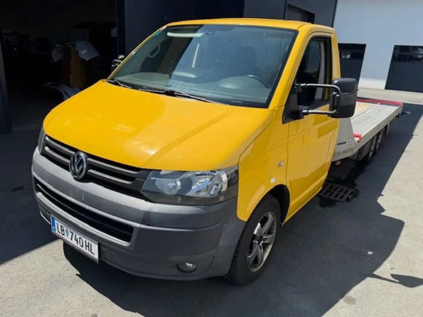 Volkswagen T5 Transporter Fitzel Abschleppwagen 2,0 BMT TDI D-PF, Speeder Jaune - 1