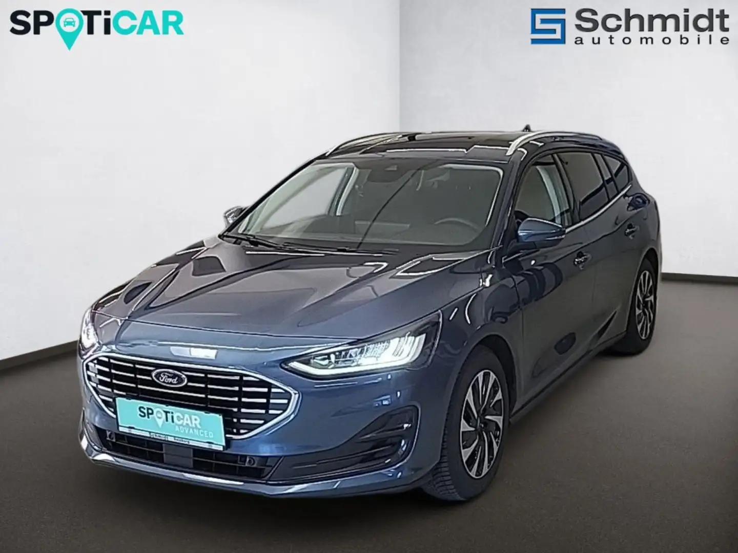 Ford Focus Turnier 1,5 EcoBlue Titanium Edition Aut. Blau - 1