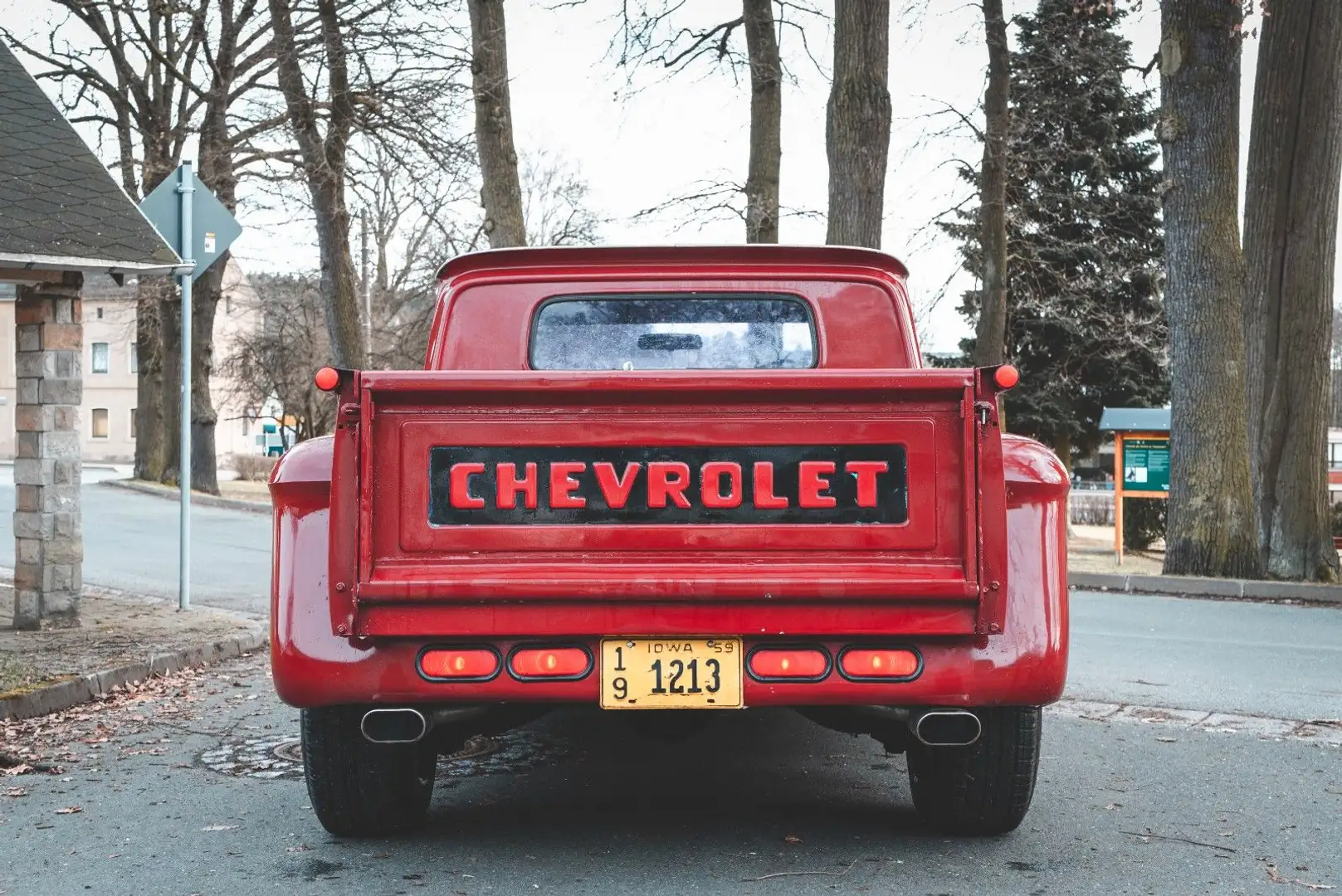 Chevrolet 1960 C10 Servo Automatik  V8 Sound 3 Sitze Rouge - 2