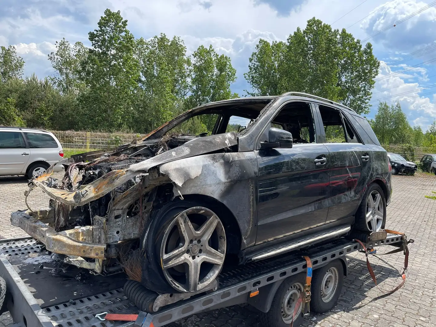 Mercedes-Benz ML 350 CDI BlueTEC*Euro 6* BRANDSCHADEN Noir - 1