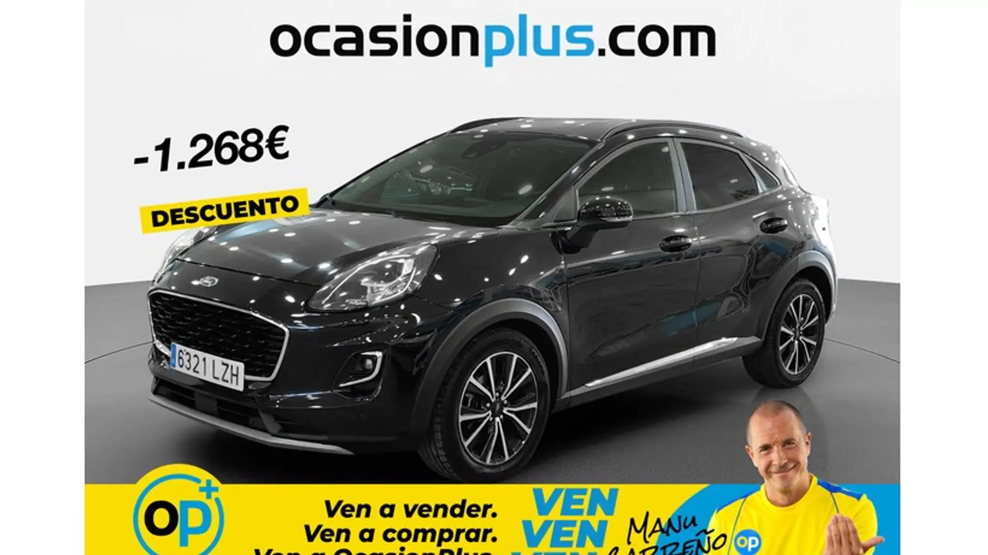 Ford Puma 1.0 EcoBoost MHEV Titanium Design 125 Negro - 1