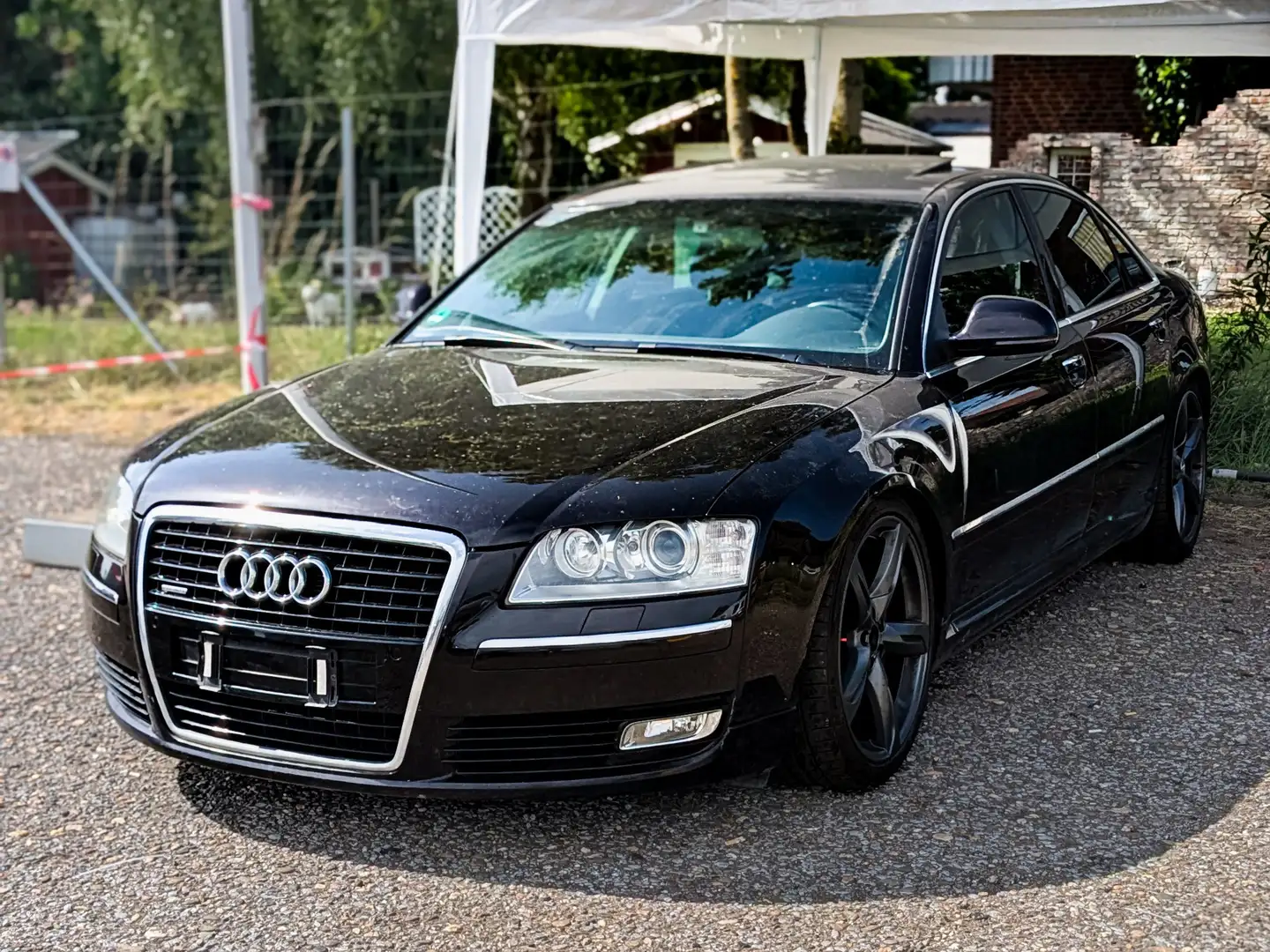 Audi A8 3.2 FSI SOFTCLOSE * Schiebedach * FACELIFT *MMI 3G Noir - 1