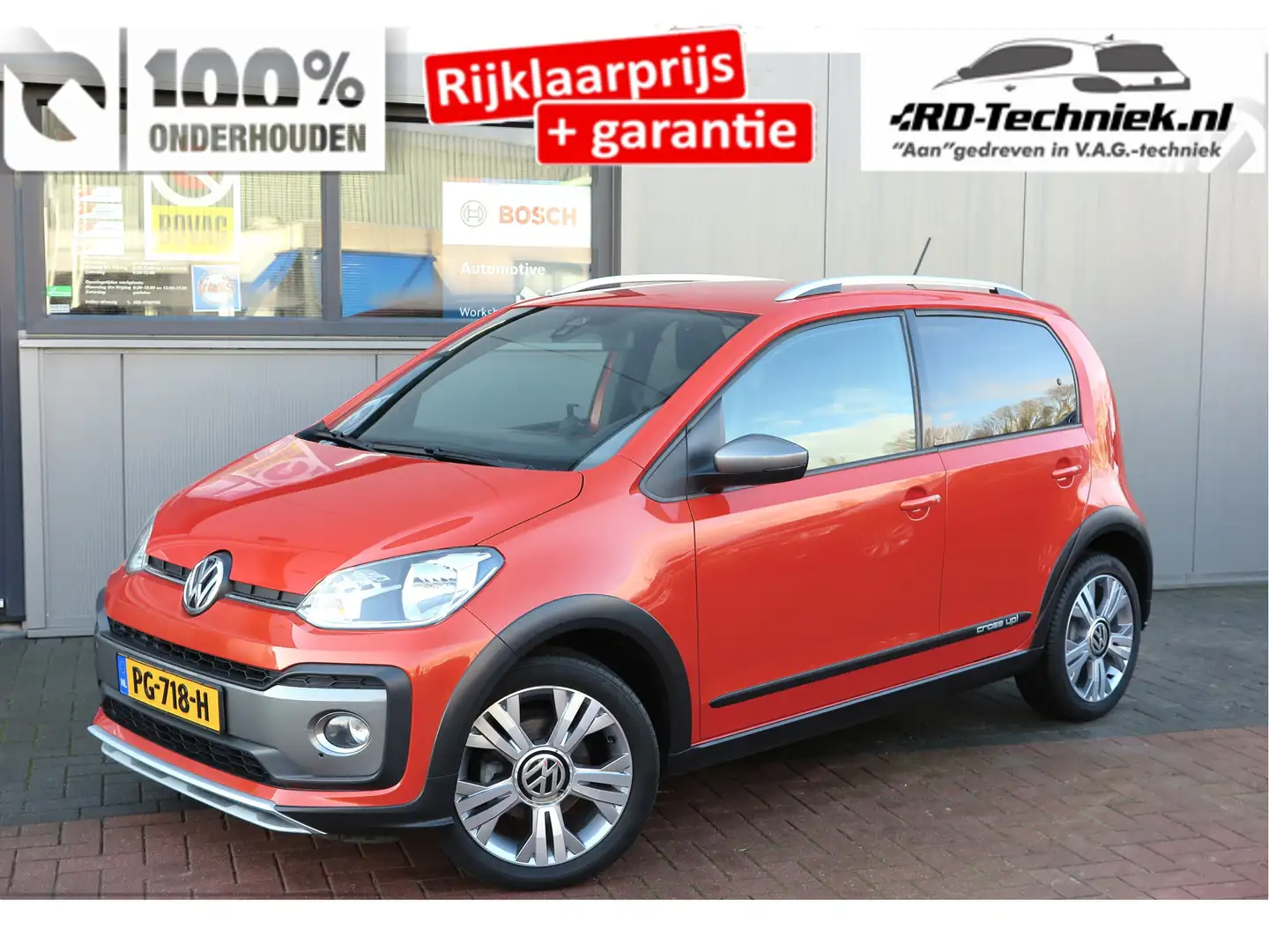 Volkswagen up! Cross 1.0 BMT 55kw 75pk PDC, Achteruitrijcamera , Orange - 1