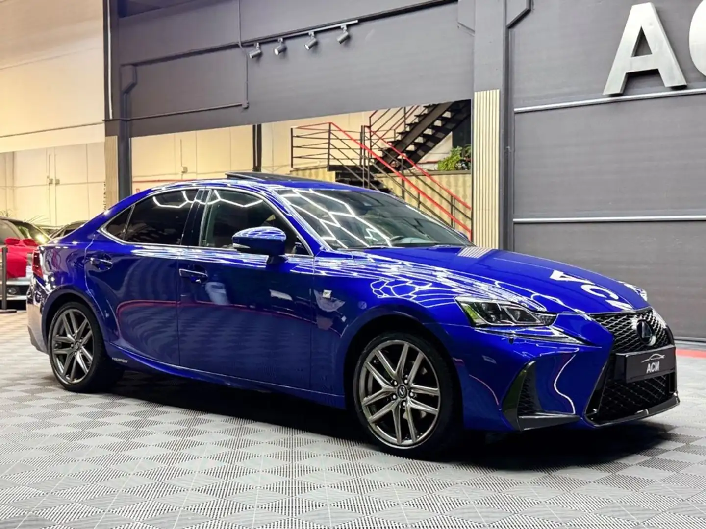 Lexus IS 300 300h F-Sport Cuero Blau - 2