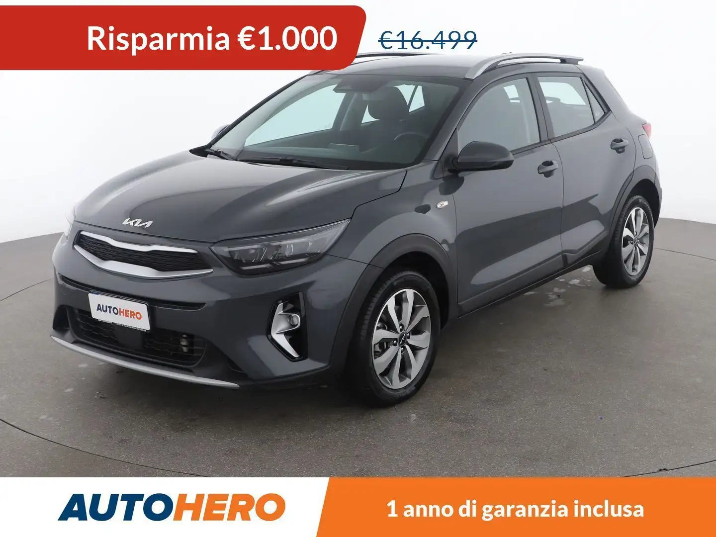 Kia Stonic 1.0 TGDI Mild-Hybrid Urban 100 CV MHEV Šedá - 1