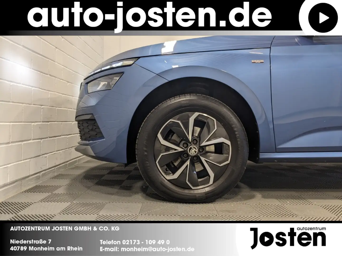 Skoda Kamiq Drive 1.5 TSI DSG Navi LED ACC CarPlay SHZ Bleu - 2