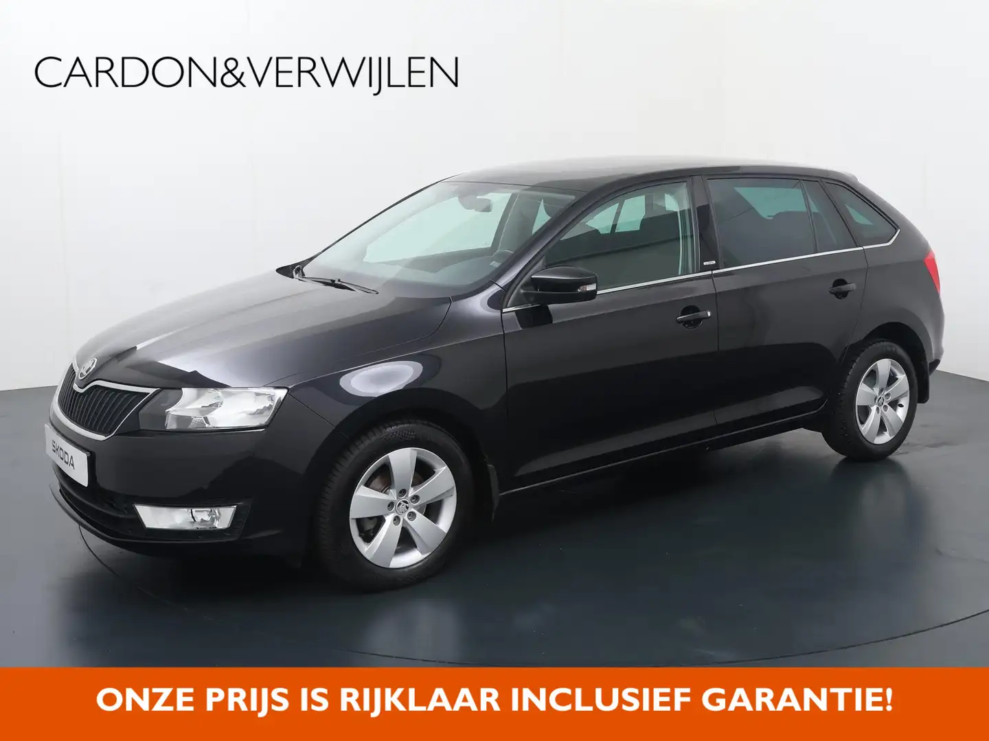 Skoda Rapid/Spaceback 1.2 TSI Greentech JOY | 90 PK | Multifunctioneel s Zwart - 1