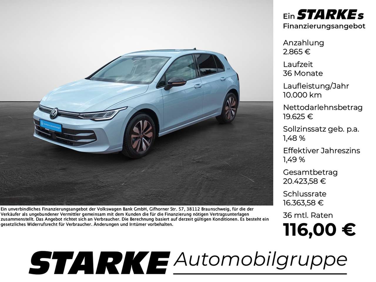 Volkswagen Golf 2025 — 1.5 TSI Goal