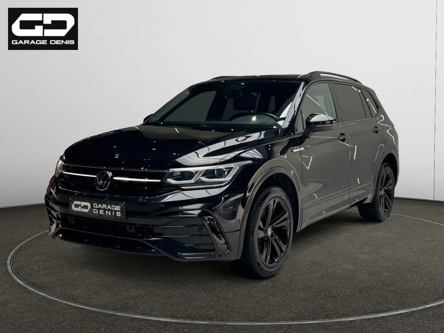 Volkswagen Tiguan Allspace 2.0 TDi SCR R-Line DSG*GPS+CAMERA*LED*TOIT-PANO Zwart - 1