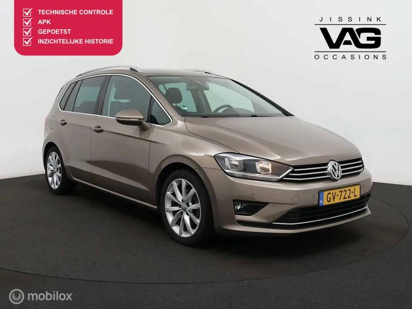 Volkswagen Golf Sportsvan 1.4 TSI Highline Automaat Trekhaak Бежевый  - 1