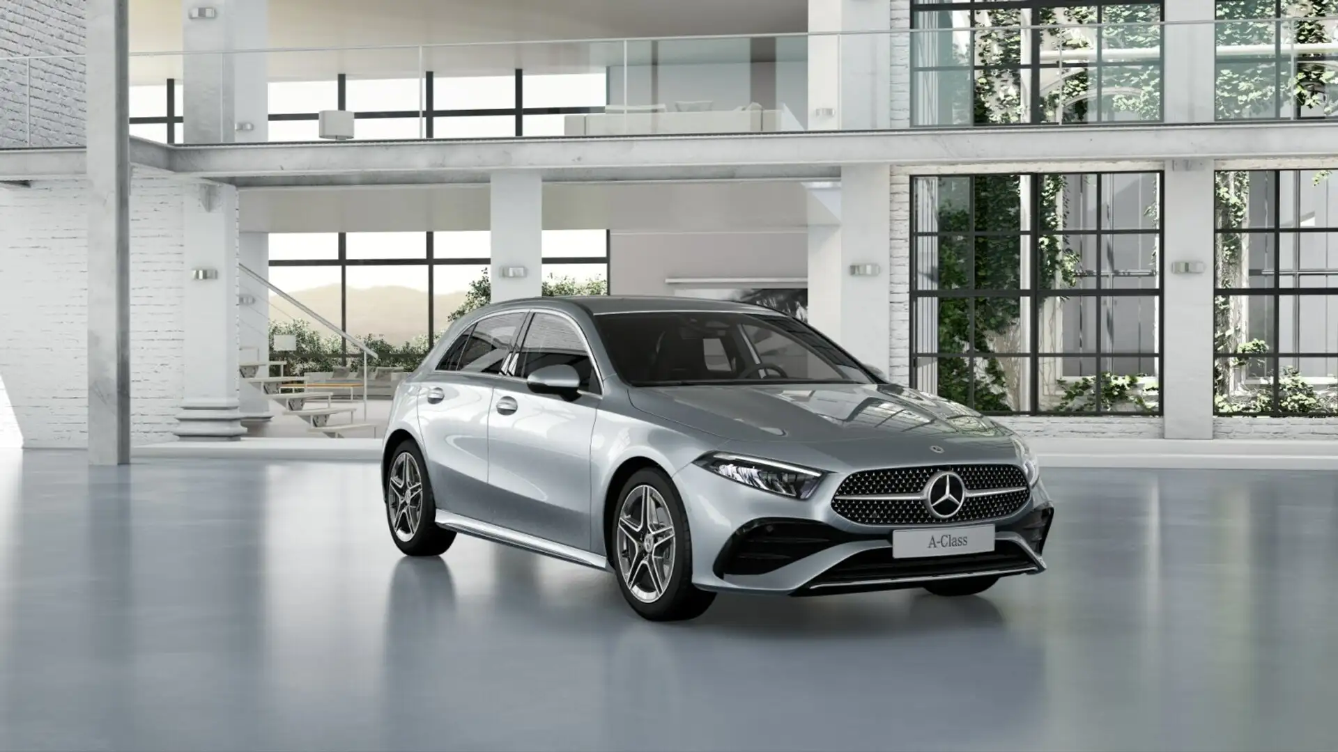 Mercedes-Benz A 180 A 180 AMG+VOR.-DISTRO+KAMERA+AMBI+LENKHZ+SITZHZ Silber - 2