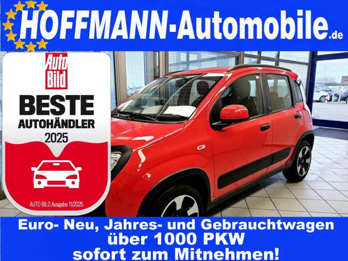 Fiat Panda Cross Allwetterreifen,PDC,Klimaautomatik Rot - 1