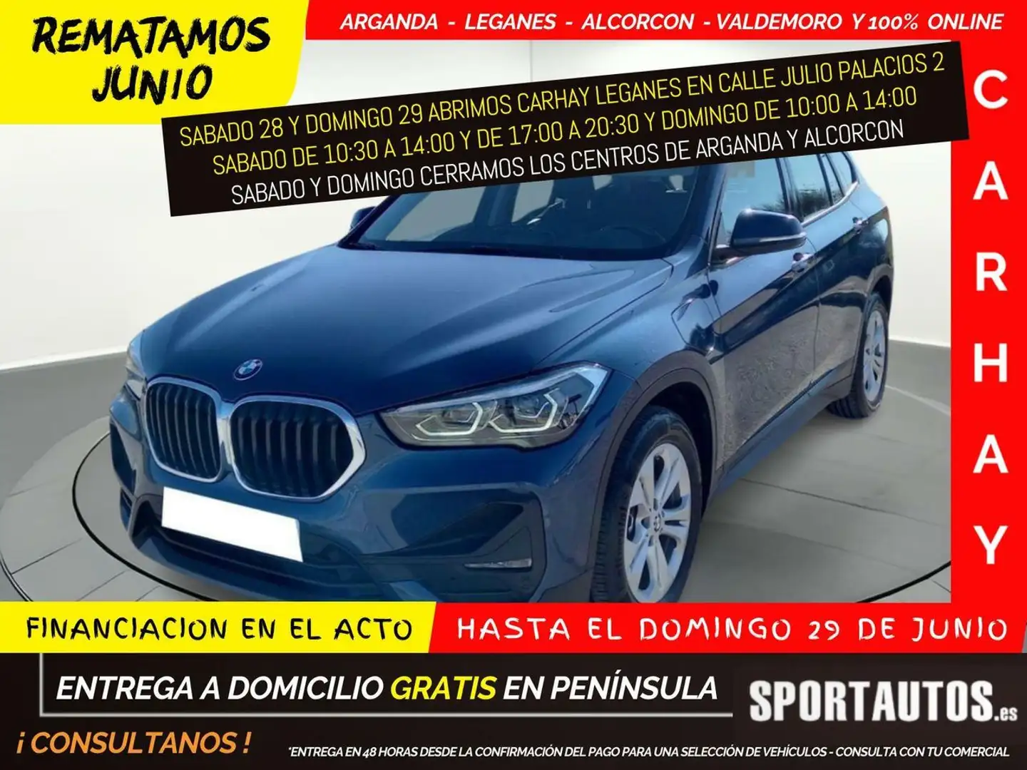 BMW X1 1.5 XDRIVE25E Mirror Driving Assistant Blu/Azzurro - 1