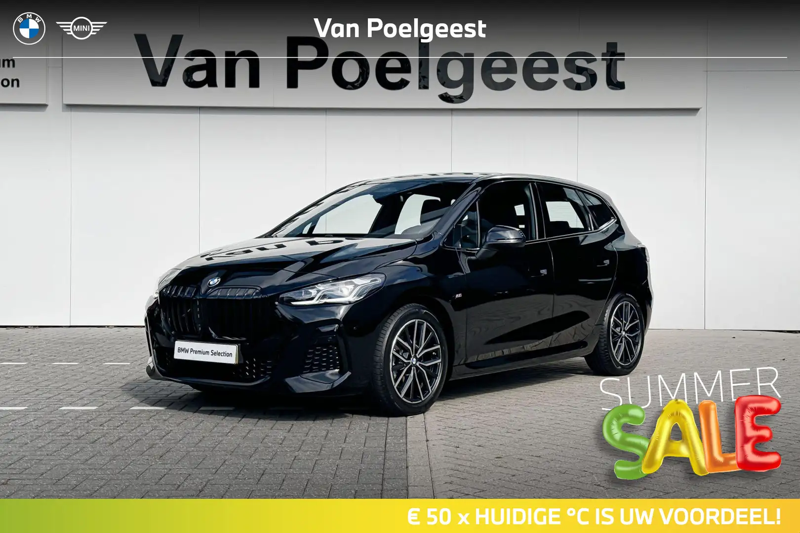 BMW 220 2 Serie Active Tourer 220i M Sportpakket | Summer Zwart - 1