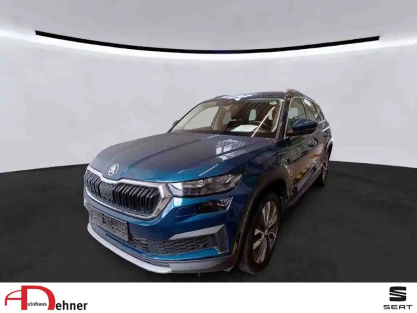 Skoda Kodiaq Tour 2.0 TDI DSG AHK+RKAM+CARPLAY+elHK Klima Navi Blau - 1