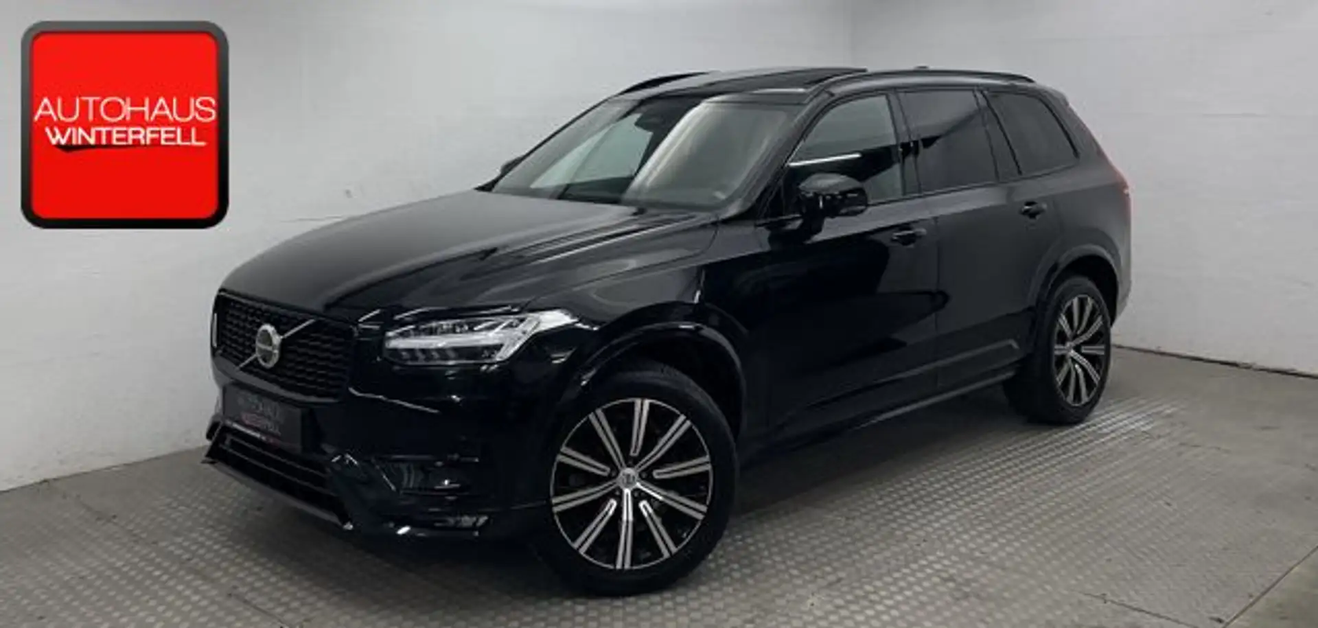 Volvo XC90 B5 D PLUS DARK AWD 7SITZ+PANO+AHK+360+MEMO+ Schwarz - 1