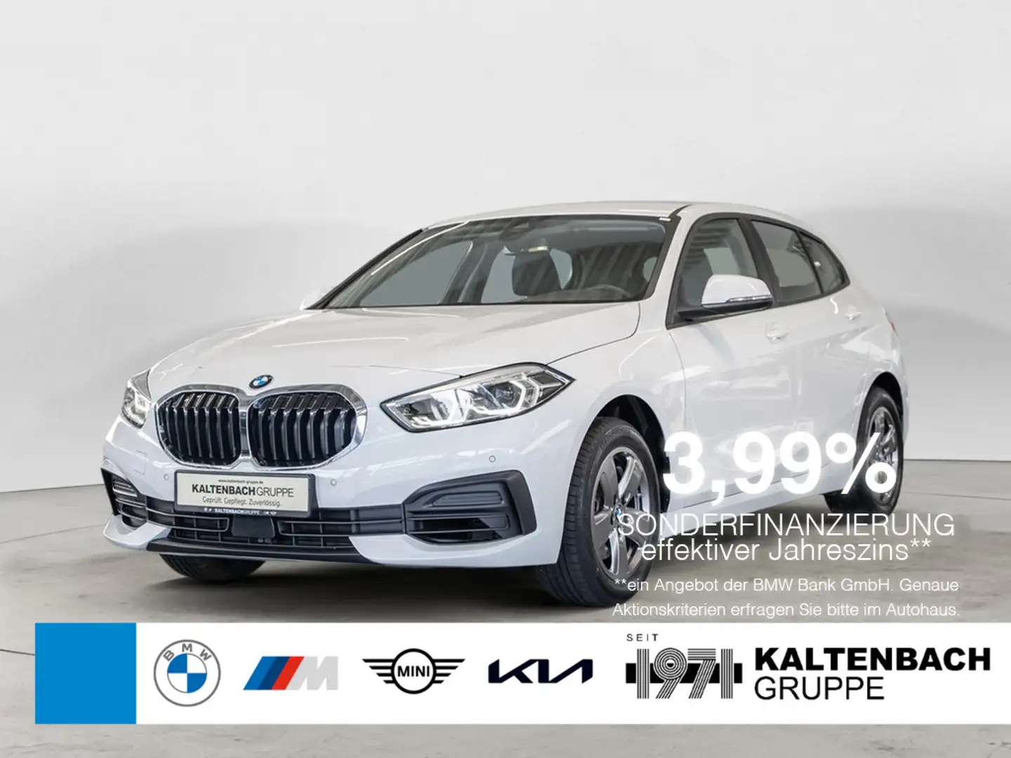 BMW 116 i Advantage LED W-LAN NAVI SHZ PDC KLIMA Weiß - 1