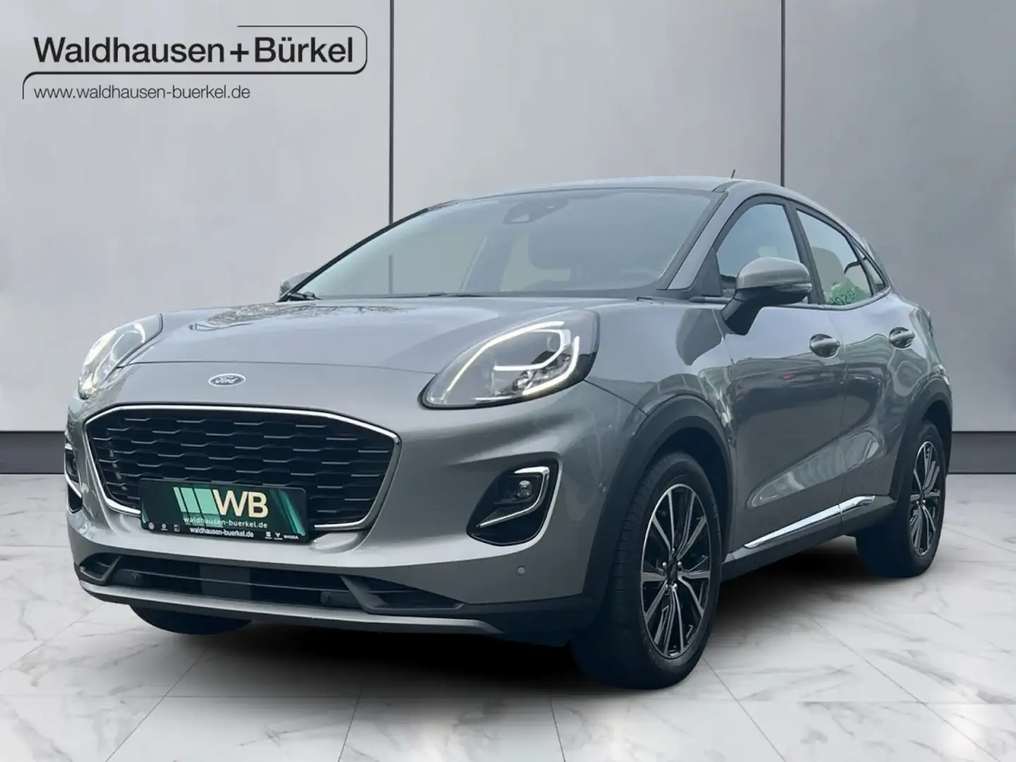 Ford Puma 1.0 EcoBoost Titanium S/S *R.KAM *AHK Klima Navi Argento - 1