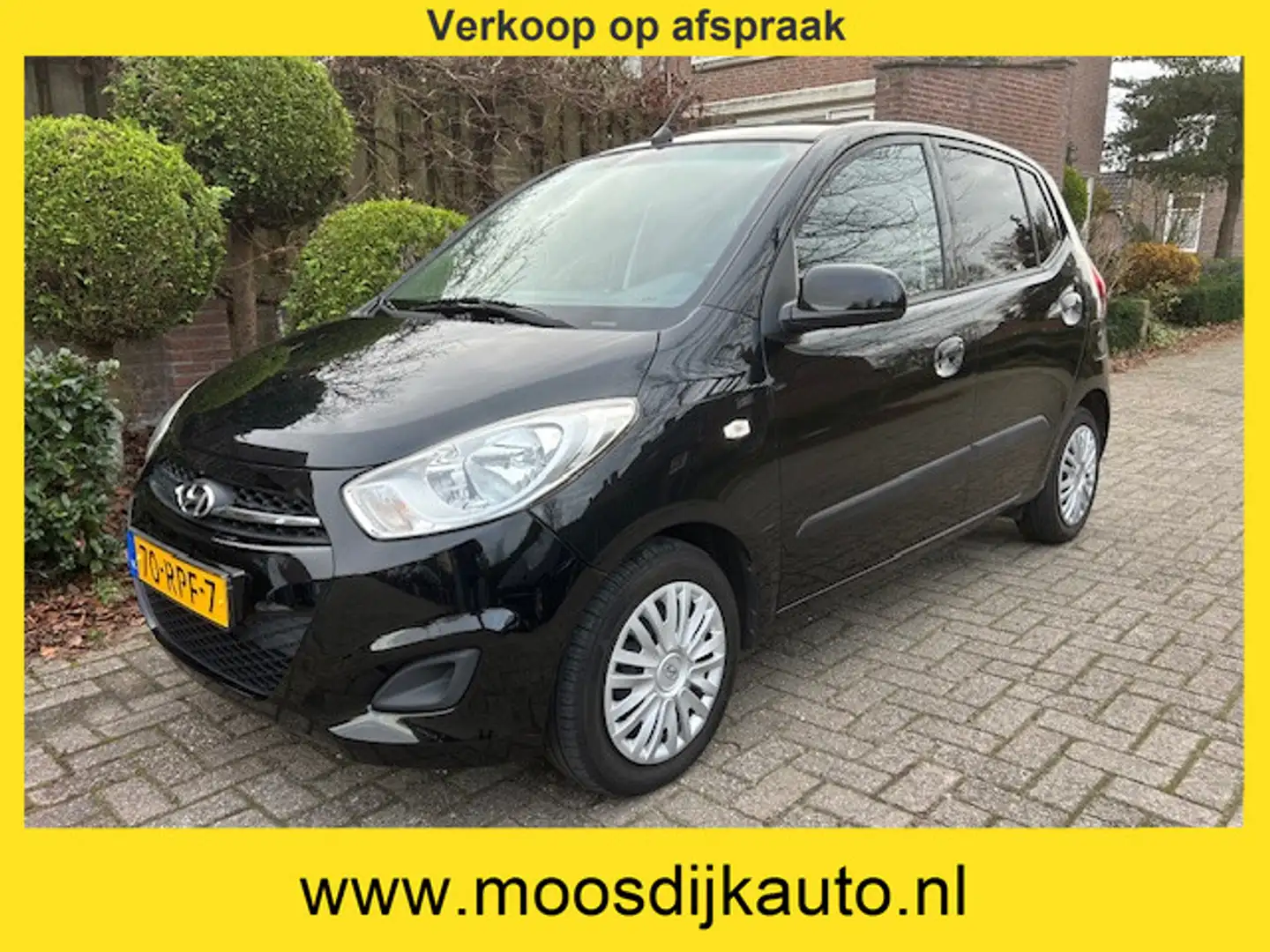 Hyundai i10 1.1 i-Drive Cool Airco/ Orig NL auto/ 5 Drs/ met N Zwart - 1