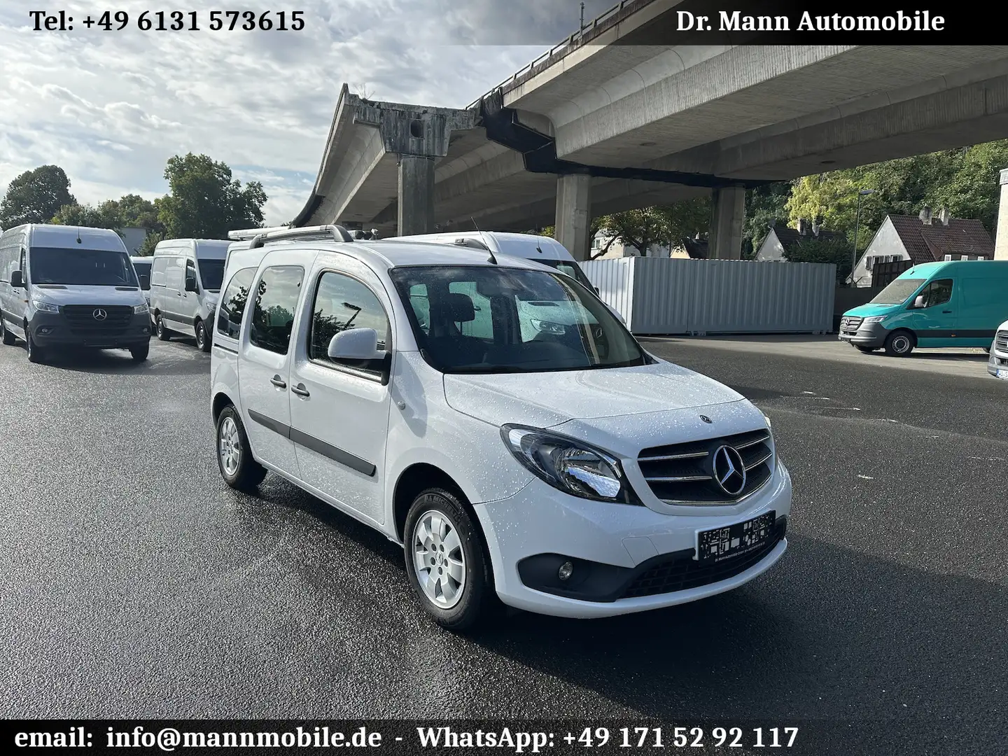 Mercedes-Benz Citan 111 CDI lang Tourer AHK ALU Navi Weiß - 1
