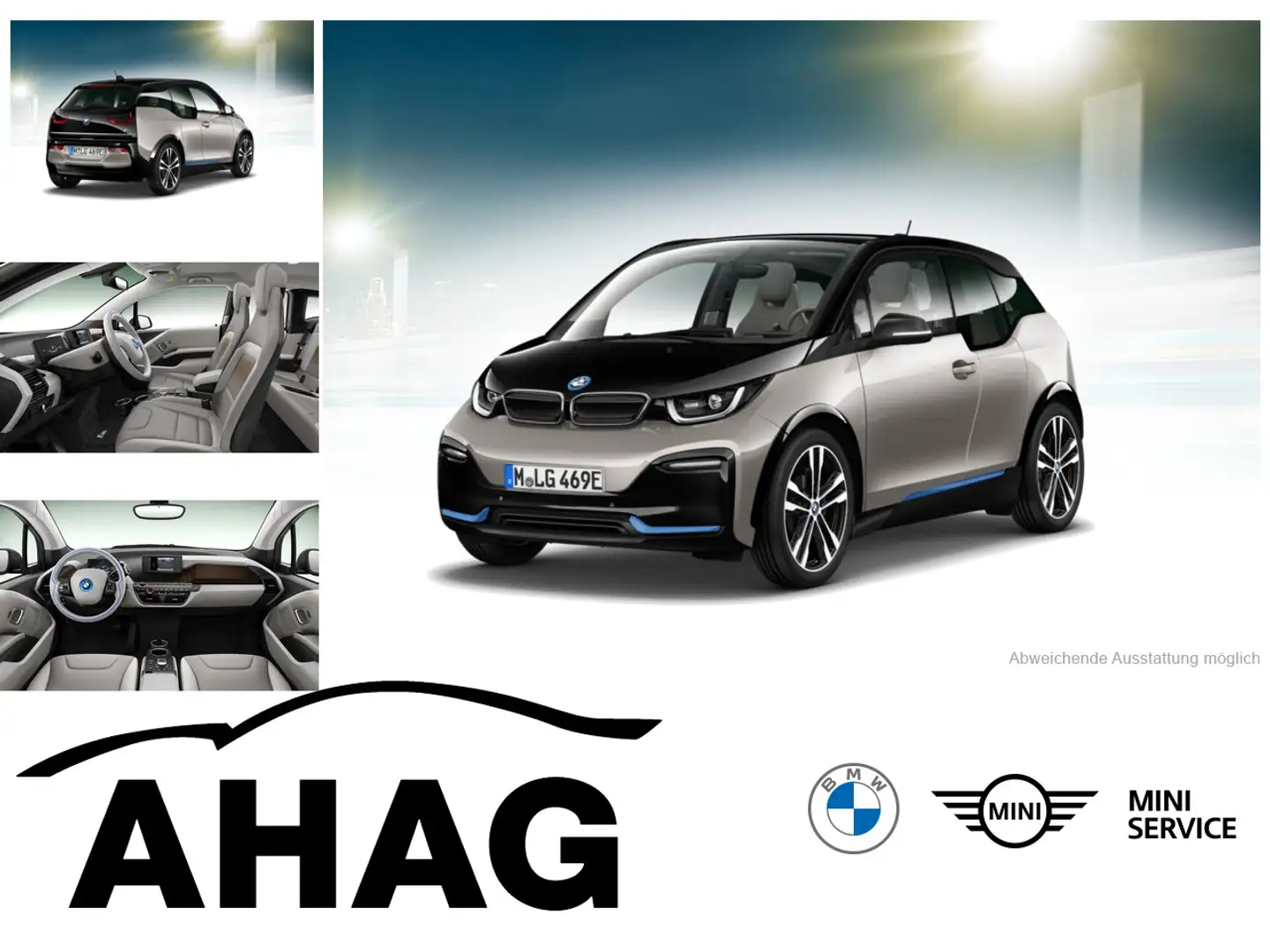 BMW i3 s (120 Ah), 135kW Navi Business Klimaaut. PDC Silber - 1