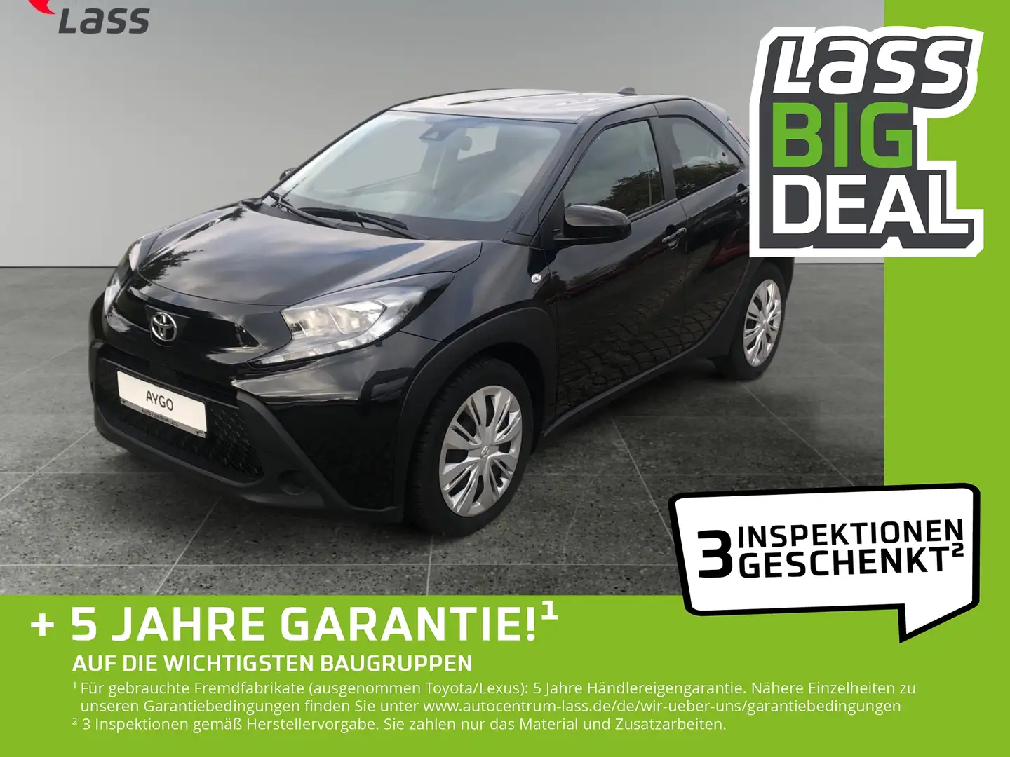 Toyota Aygo X 1.0 play +Apple/Android+Allwetter+Kamera Schwarz - 1