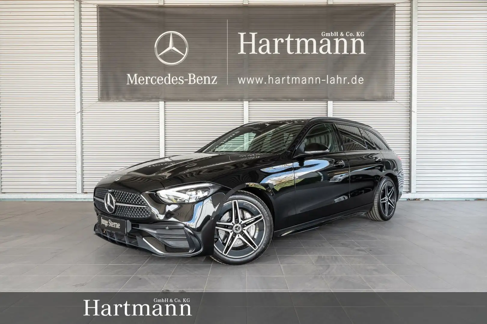 Mercedes-Benz C 300 C 300 d T AMG Advanced-Plus Night 9G AHK Memory Zwart - 1