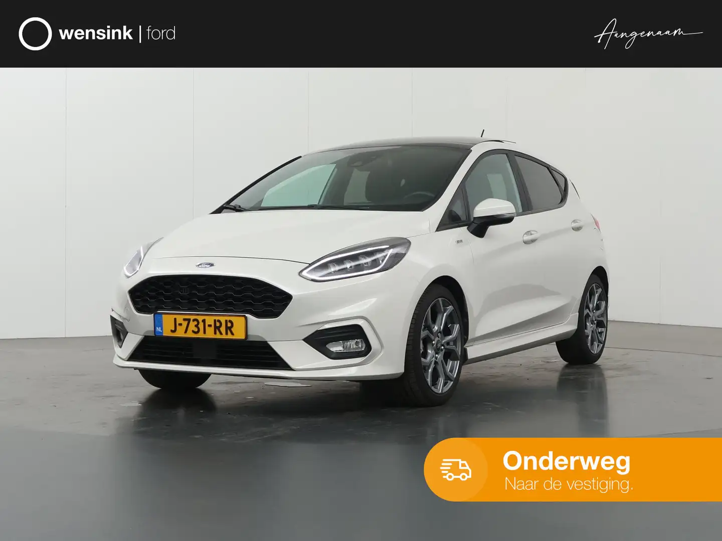 Ford Fiesta 1.0 EcoBoost ST-Line X | Panoramadak | Winterpakke Wit - 1