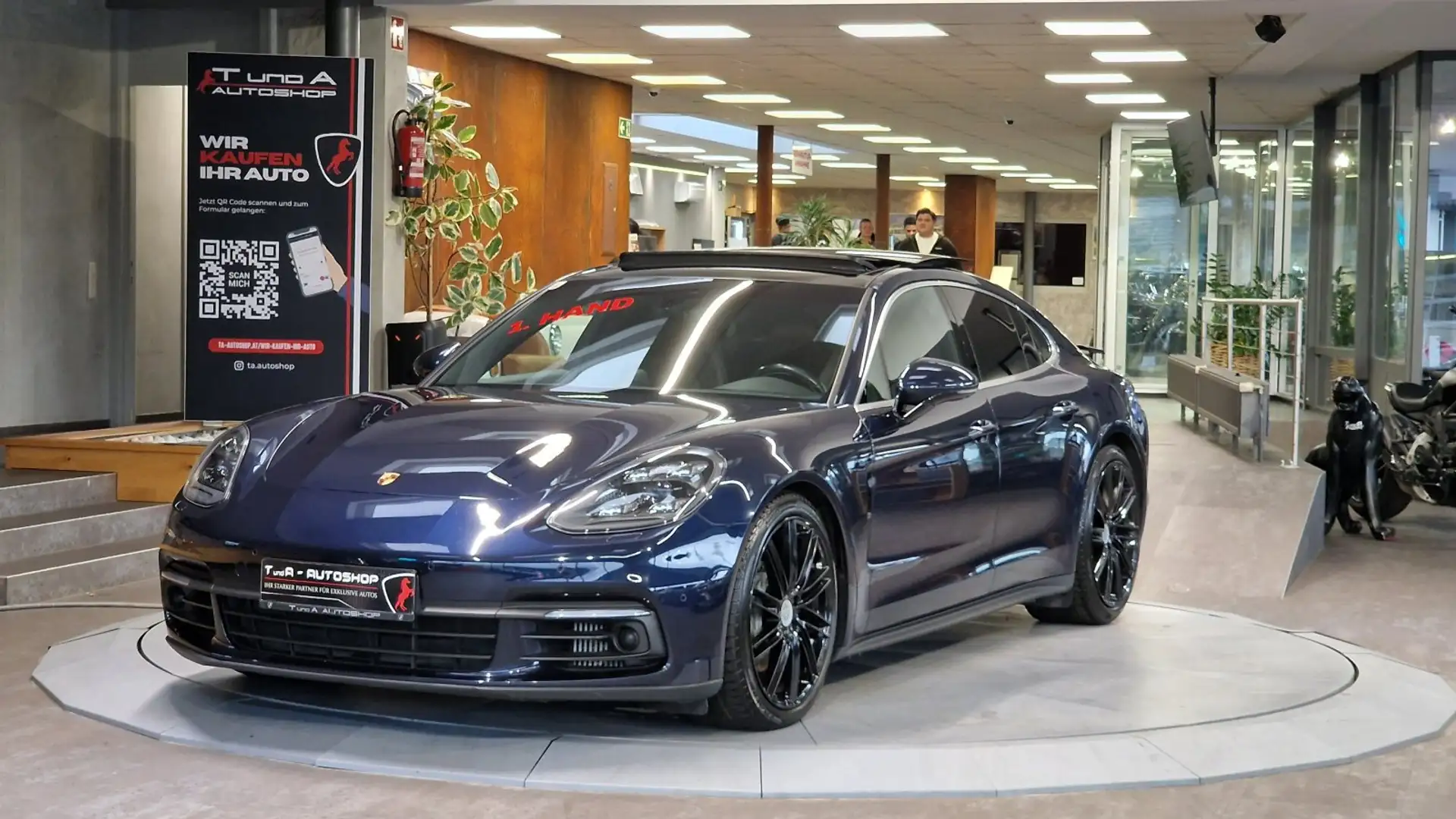 Porsche Panamera 4S 1-Hand ALLRAD Aut. *Pano*Kamera*Navi*BOSE* Blau - 1