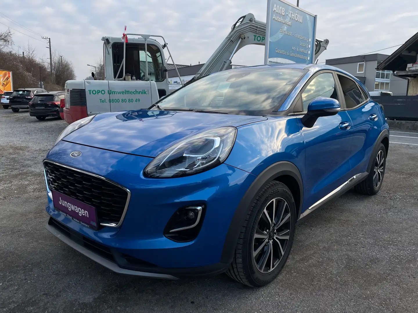 Ford Puma Titanium 125 PS,* LED, Winter-Paket, Tempomat,...* Blau - 2