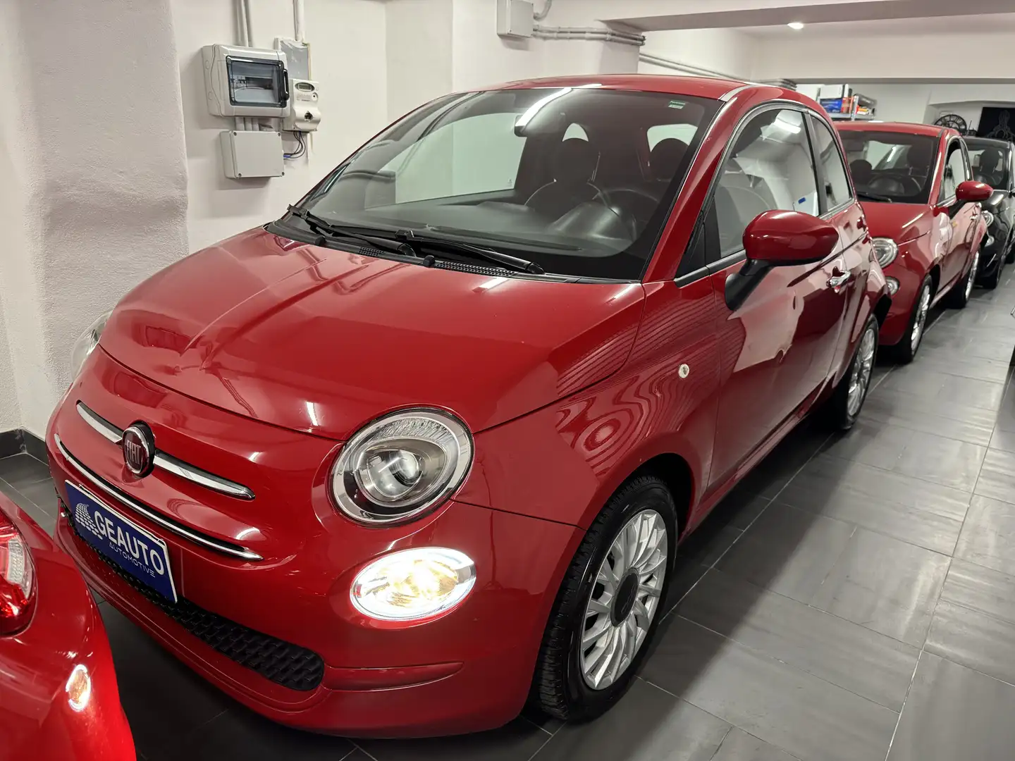 Fiat 500 500 1.0 hybrid Lounge 70cv PERMUTABILE GARANTITA Rosso - 2