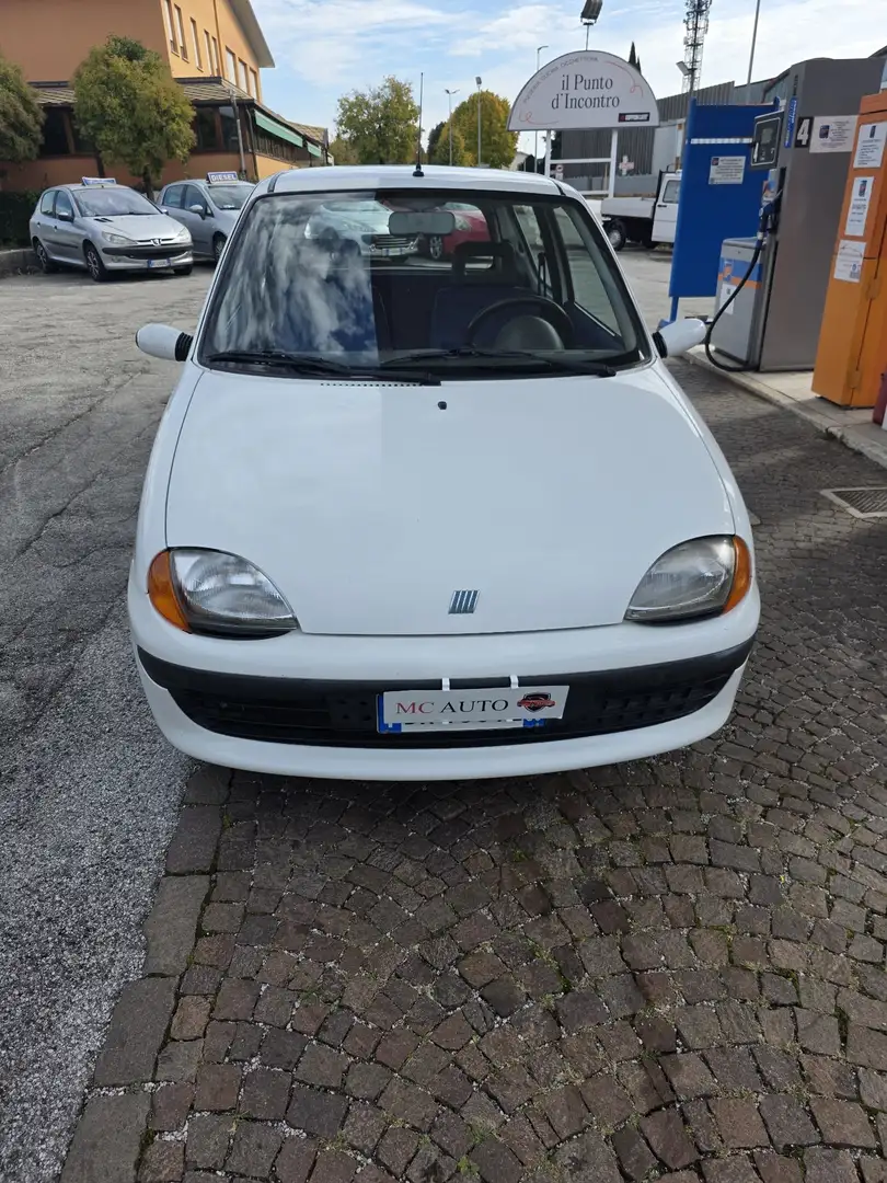Fiat Seicento 1.1 Hobby con207.000km Neopatentati ok Servosterzo Bianco - 2